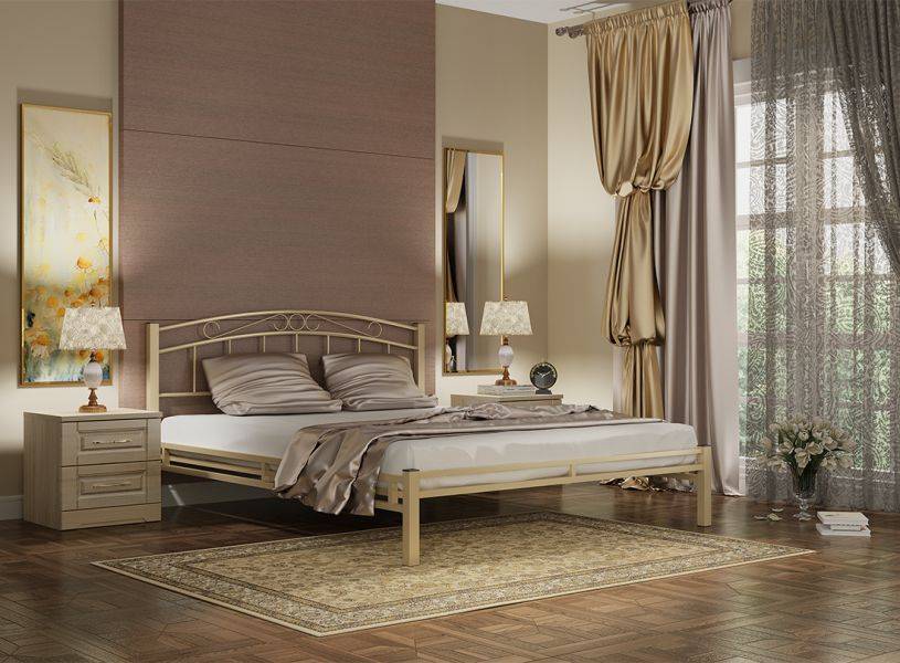 кровать металлическая виола 160 в Нижневартовске