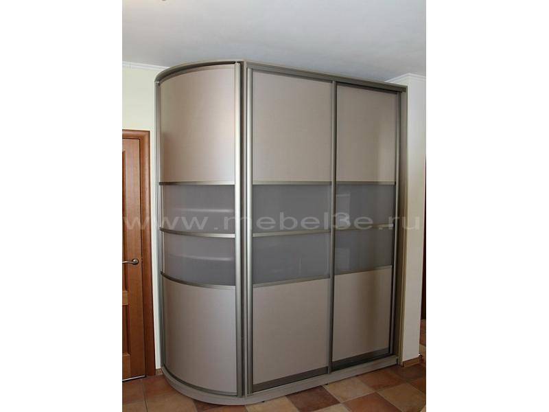 шкаф радиусный с выдвижными ящиками в Нижневартовске