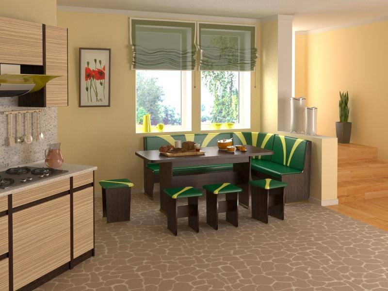 кухонный уголок титул 4 тюльпан в Нижневартовске