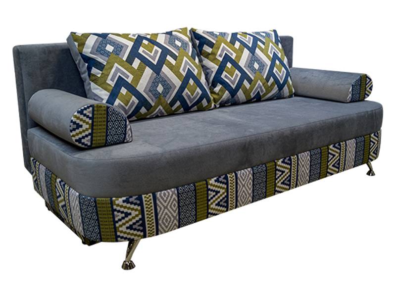 диван прямой серый альфа 1 в Нижневартовске