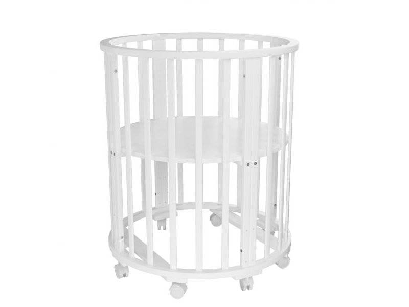 детская кроватка папа карло 1/3 круглая (без маятника) в Нижневартовске