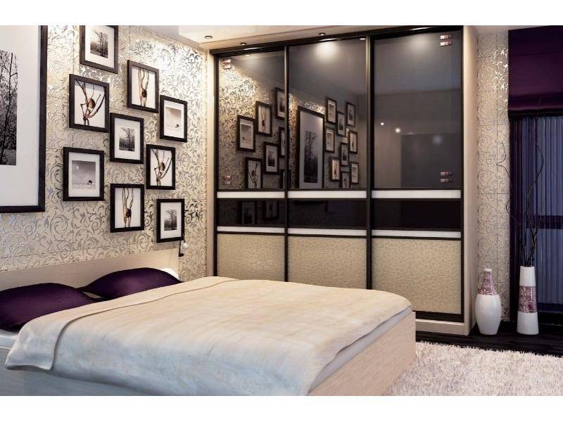 шкаф - купе стекло кожа в Нижневартовске