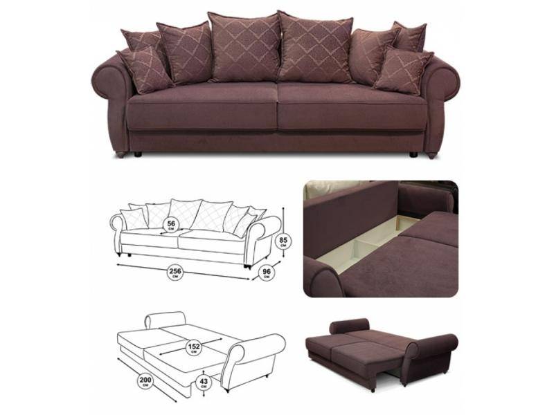 диван прямой релотти классик 1 в Нижневартовске