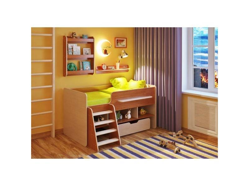 детская кровать от 3 лет с полками в Нижневартовске