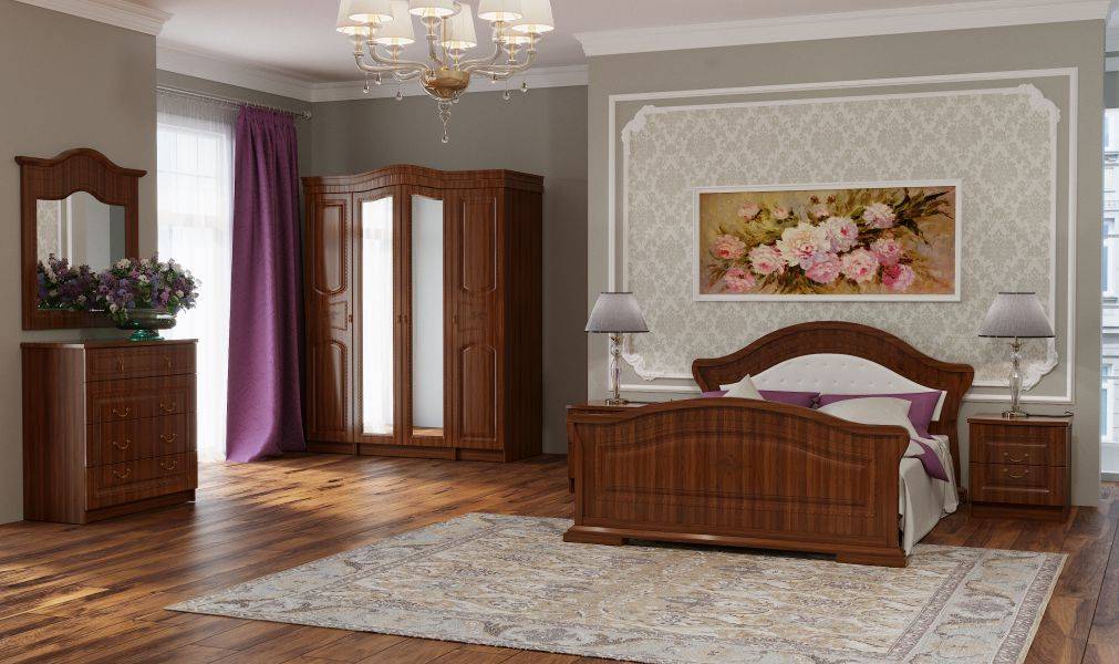 спальный гарнитур элизабет темного цвета в Нижневартовске