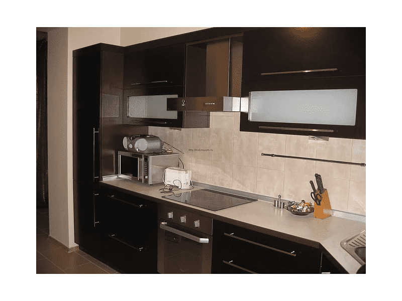 угловой кухонный гарнитур венге шелк в Нижневартовске