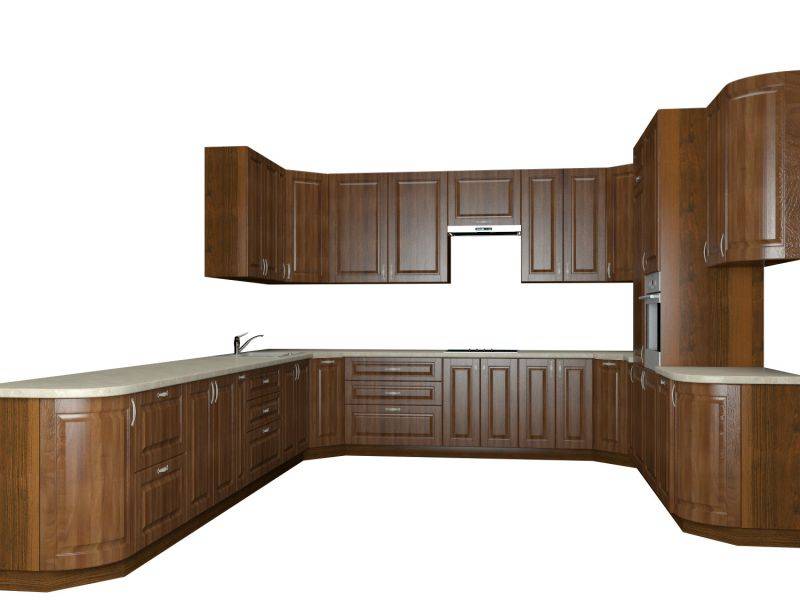 угловая п-образная кухня анжелика в Нижневартовске