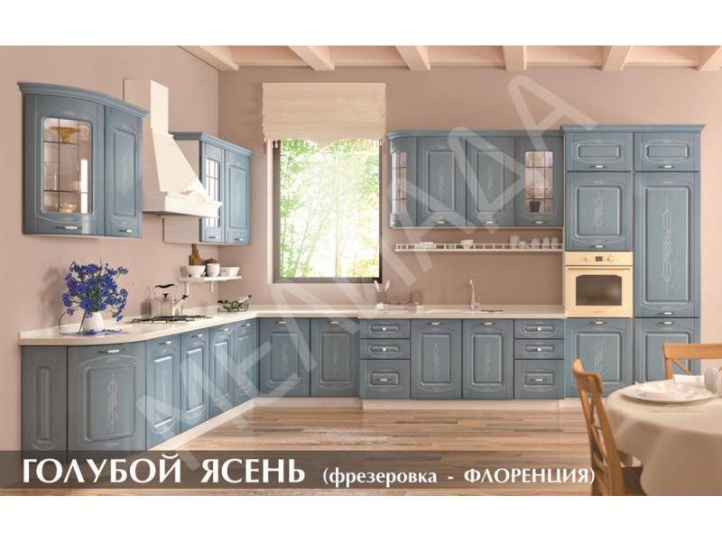 кухня голубой ясень в Нижневартовске
