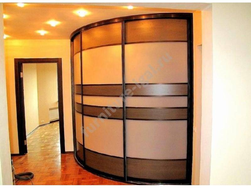 большой радиусный шкаф-купе в Нижневартовске