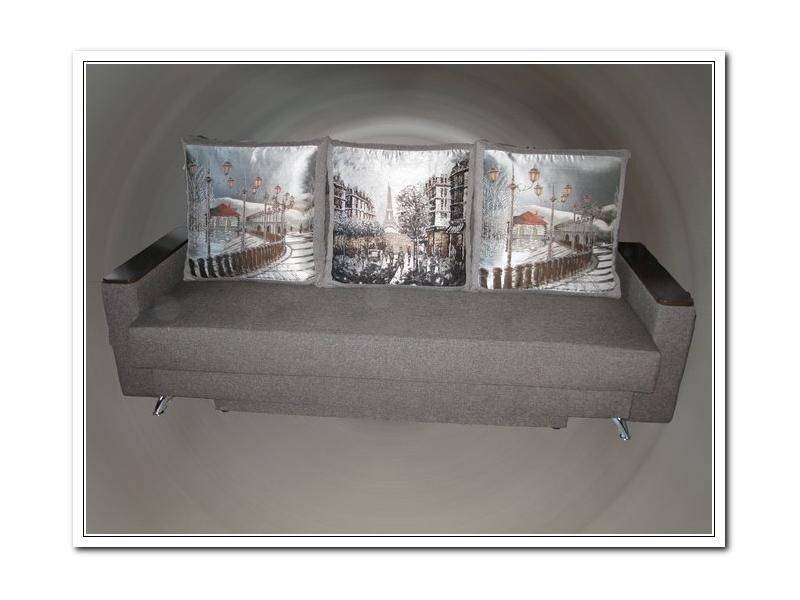 прямой диван с подушками термопринт джони в Нижневартовске