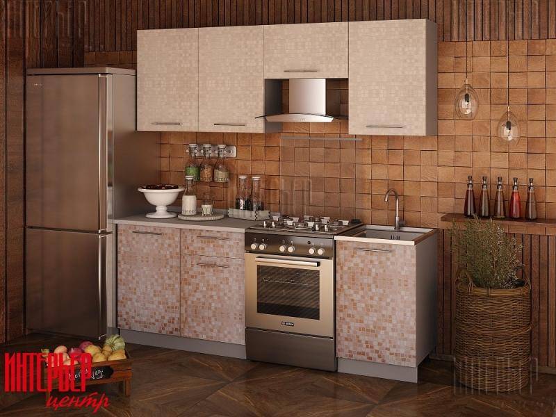 кухня софия 2,1м мозаика ваниль/какао в Нижневартовске