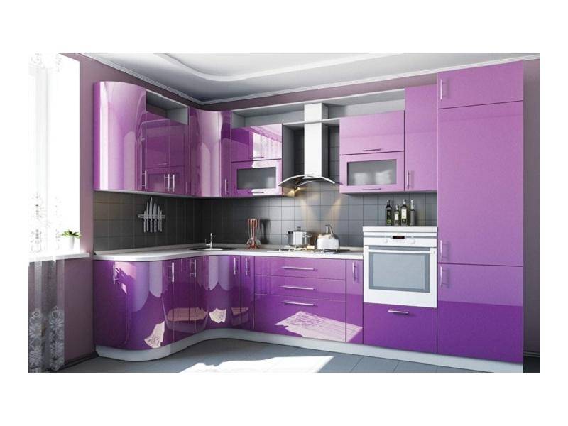 кухня с фасадом мдф лакокраска 4 в Нижневартовске