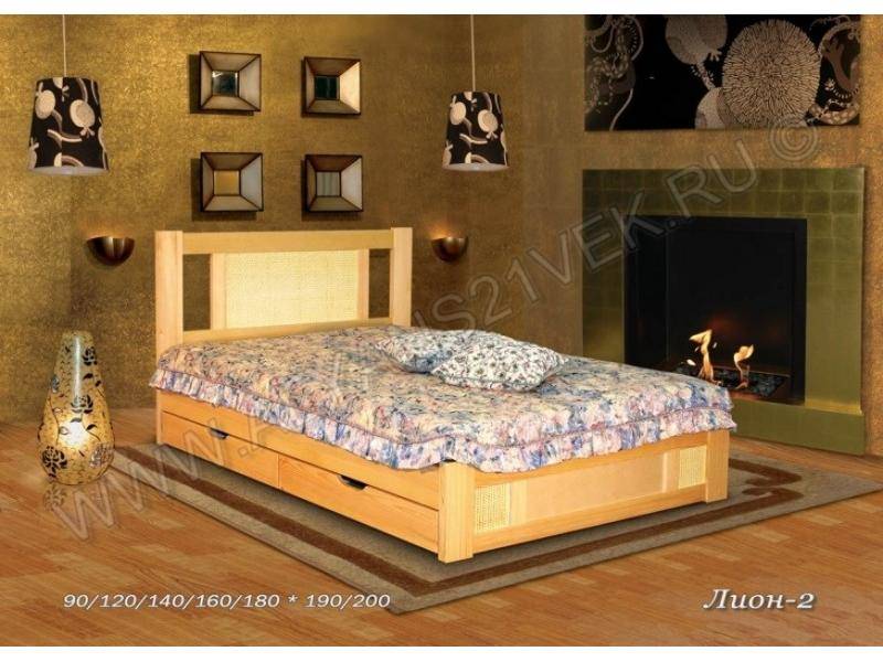 кровать из дерева лион 2 в Нижневартовске