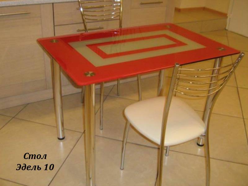 стол обеденный стеклянный эдель в Нижневартовске