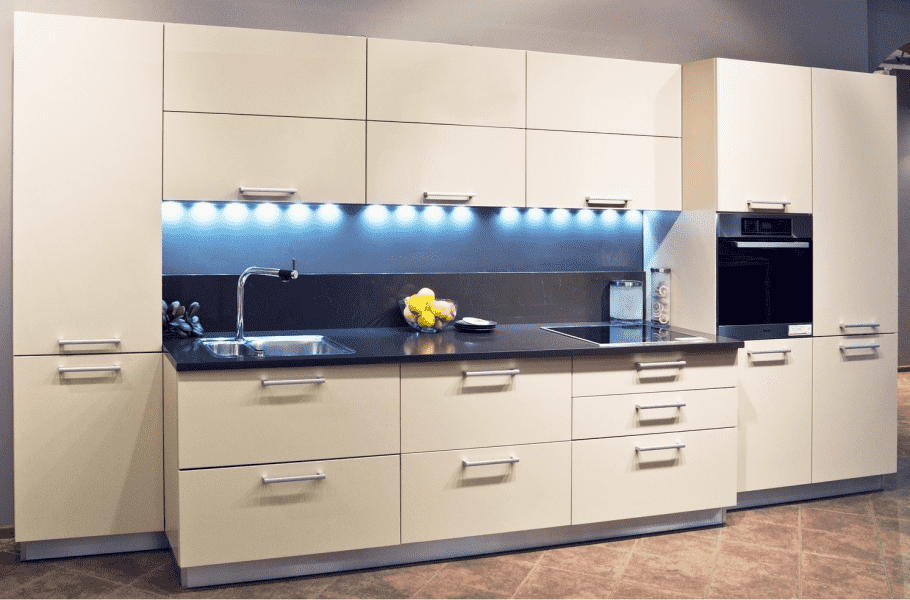 кухня бежевая эмаль в Нижневартовске