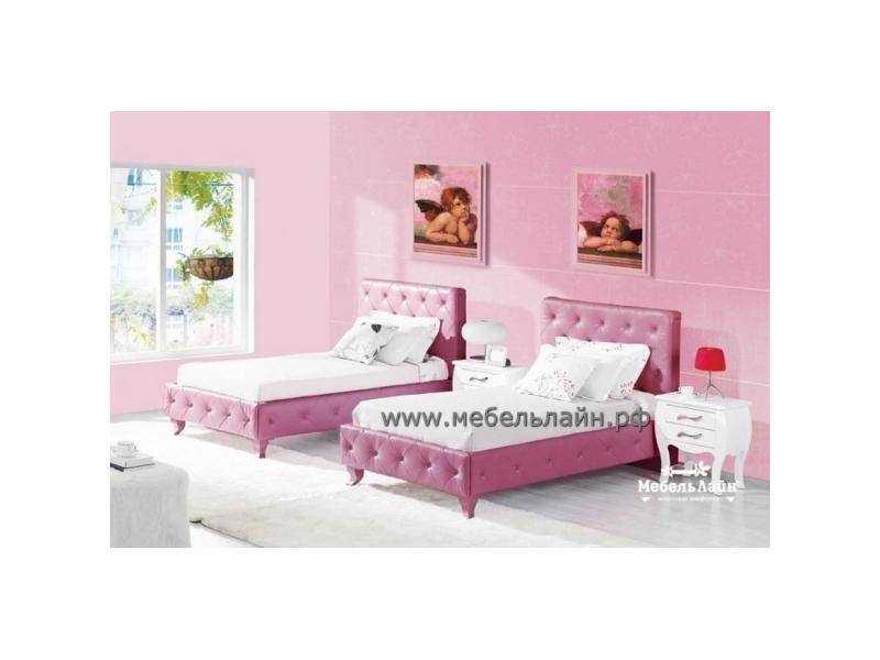 одноместная кожаная кровать для ребенка лаура в Нижневартовске