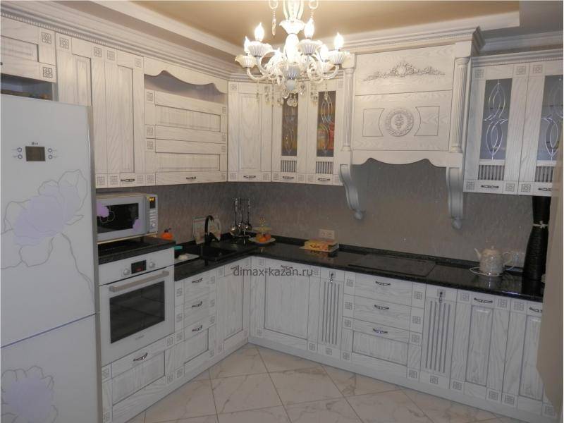 кухня классика виолетта угловая в Нижневартовске