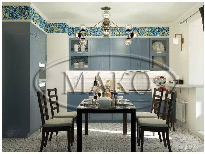 угловая кухня в стиле модерн в Нижневартовске