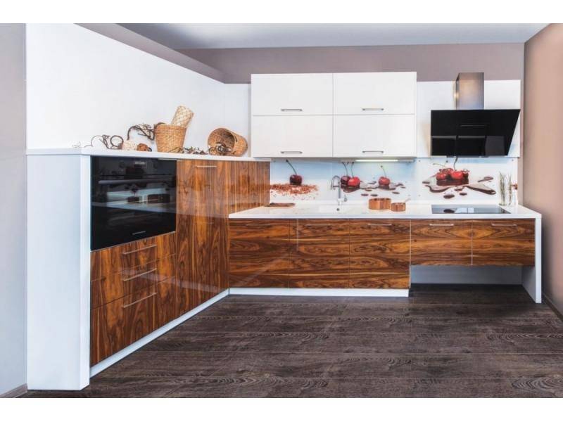 кухня с фасадом пластик-акрил в Нижневартовске