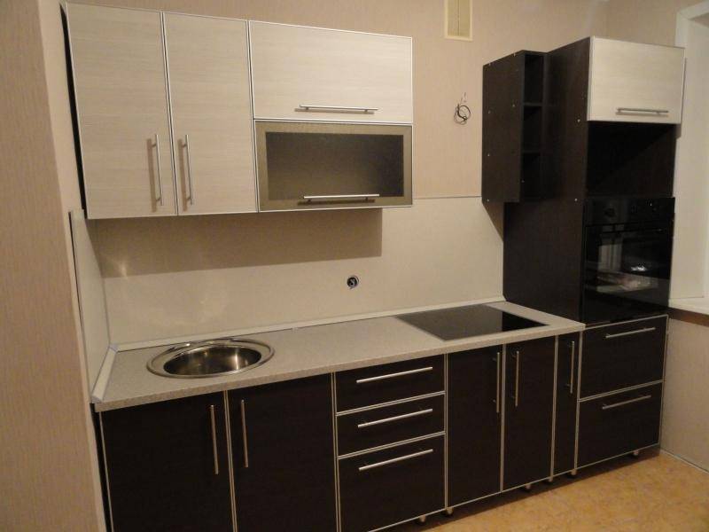 кухня пластик в ал. профиле 2 в Нижневартовске