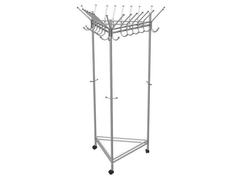 вешалка гардеробная на колесах пико 21 металлик в Нижневартовске