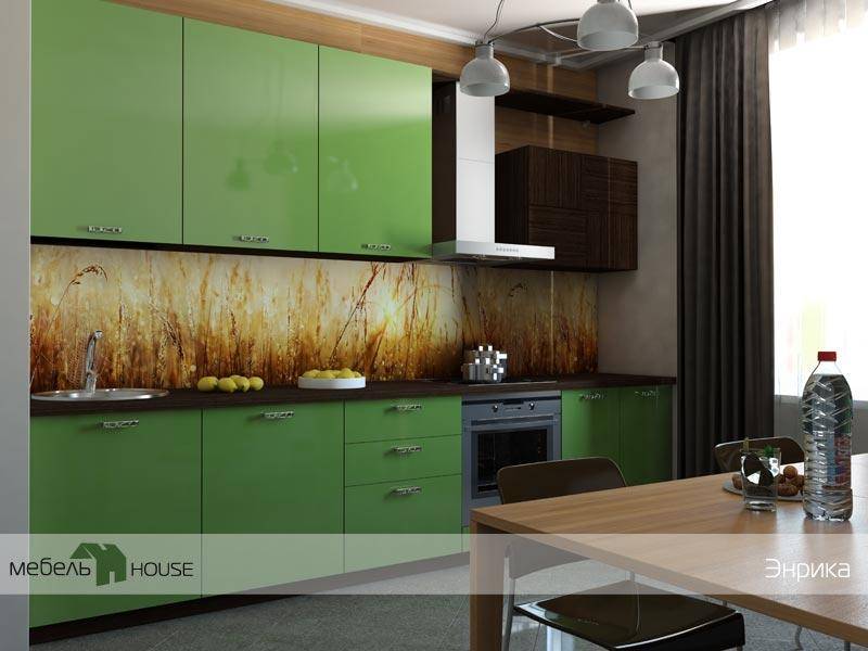 кухонный гарнитур прямой энрика в Нижневартовске