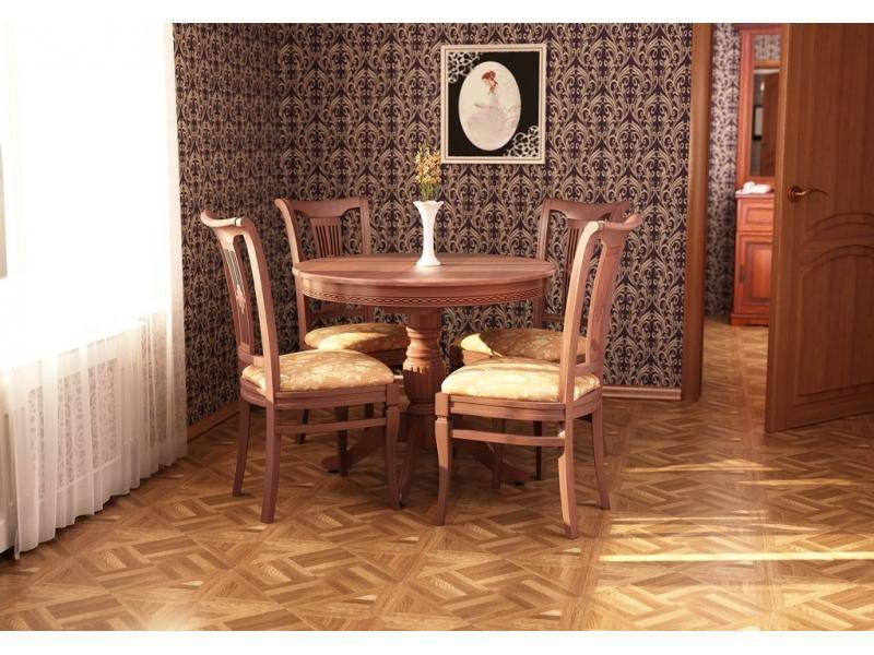 стол обеденный альт 9-12 и стул элегант -16 в Нижневартовске