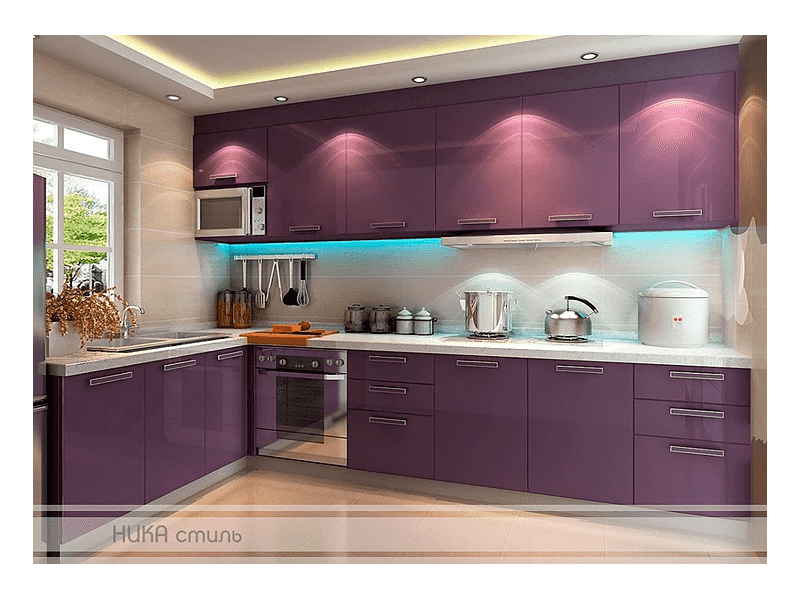 угловая кухня пластик василиса в Нижневартовске