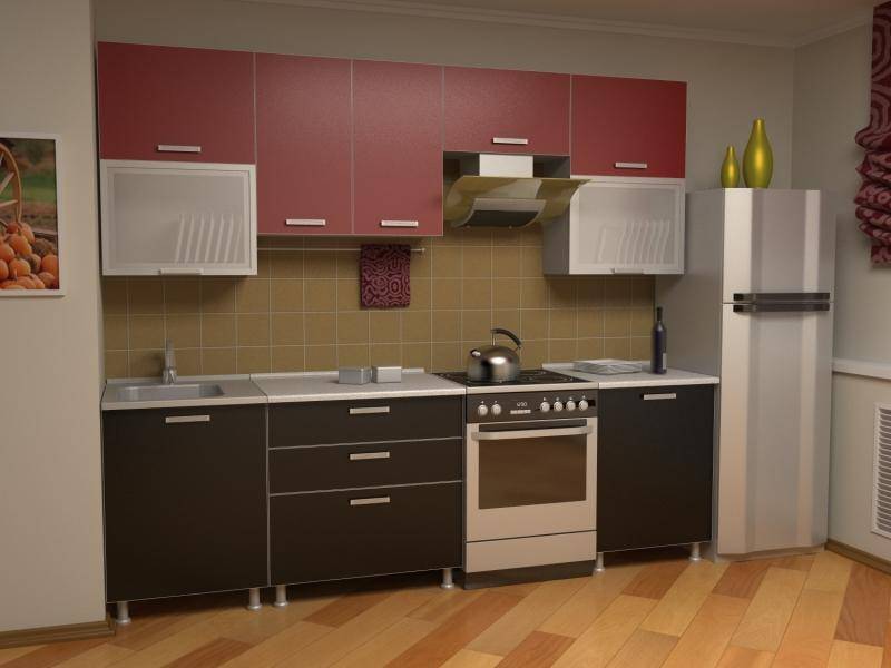 кухня прямая азалия комплектация 8 в Нижневартовске