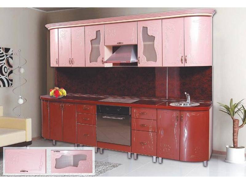 кухня прямая «сирень 2» в Нижневартовске