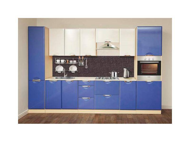 синяя матовая кухня селена в Нижневартовске
