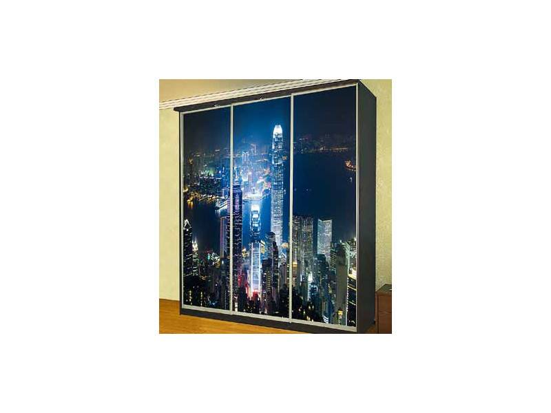 шкаф-купе ночной город в Нижневартовске