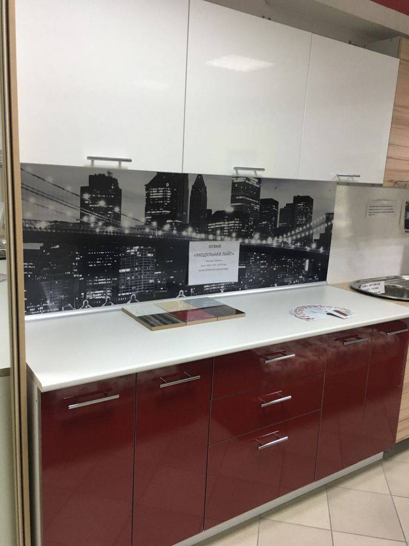 кухня из пластика 1,8м в Нижневартовске