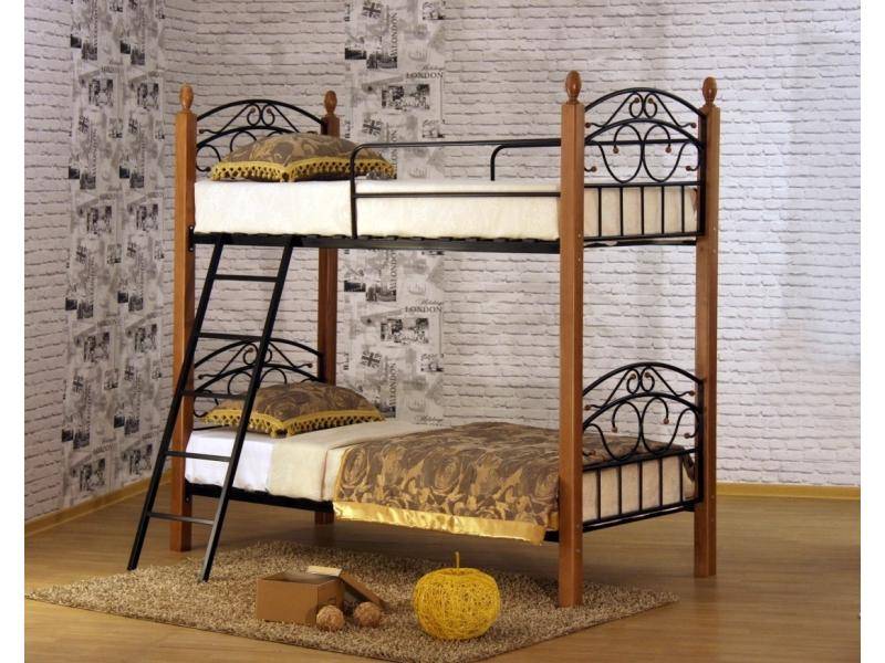 кровать двухъярусная одинарная анжелика д2я в Нижневартовске