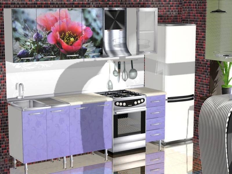 новая кухня маки фотопечать в Нижневартовске