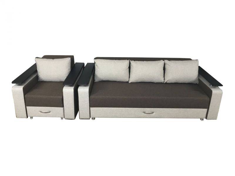 евро диван с креслом комфорт в Нижневартовске