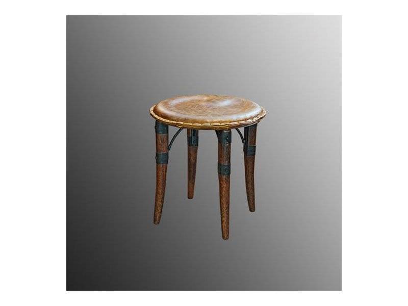 табурет mauritius в коже aged bark в Нижневартовске