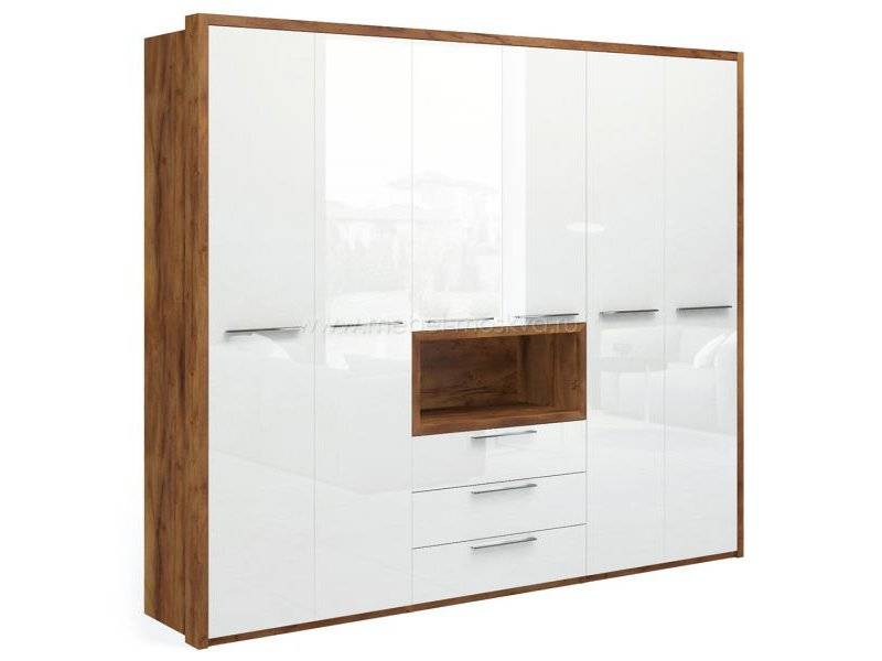 шкаф для одежды solo quadro с нишей в Нижневартовске