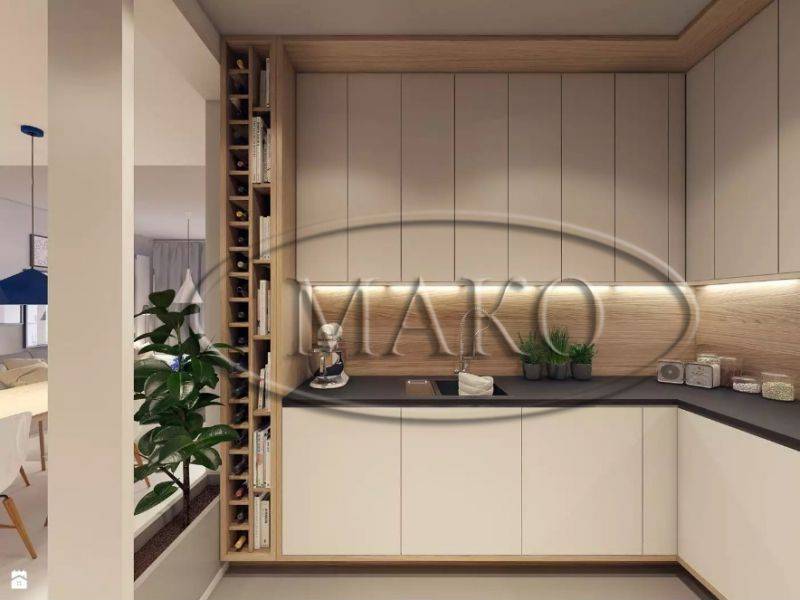 небольшая кухня в стиле минимализм 2 в Нижневартовске