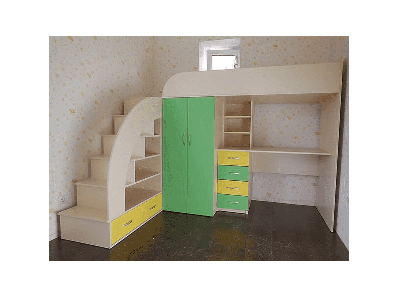 детский комплекс с рабочей зоной в Нижневартовске