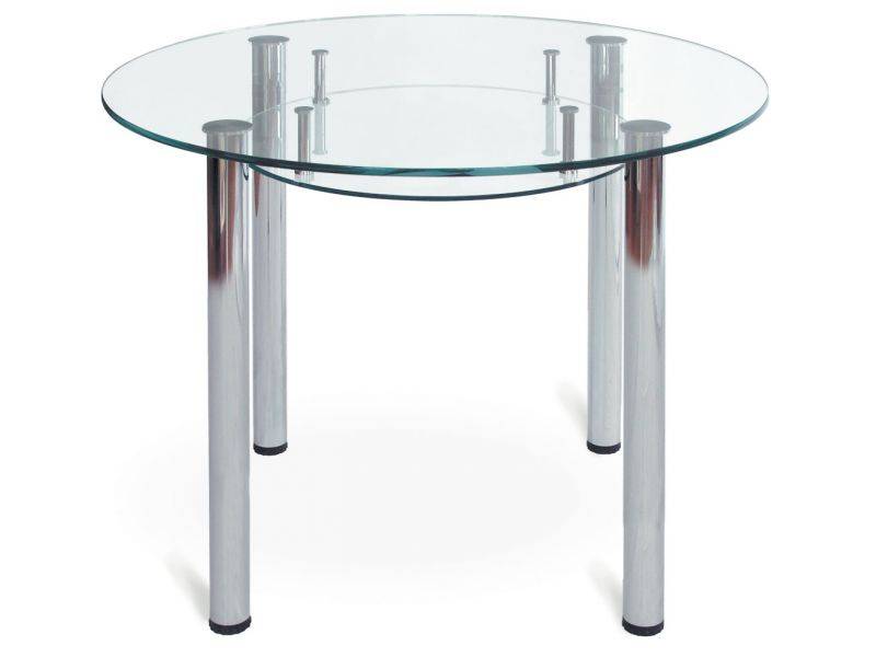 стол обеденный робер 13мп хром без рисунка в Нижневартовске