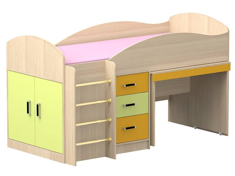 кровать со столом 3 в Нижневартовске