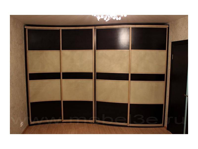 криволинейный шкаф купе в Нижневартовске