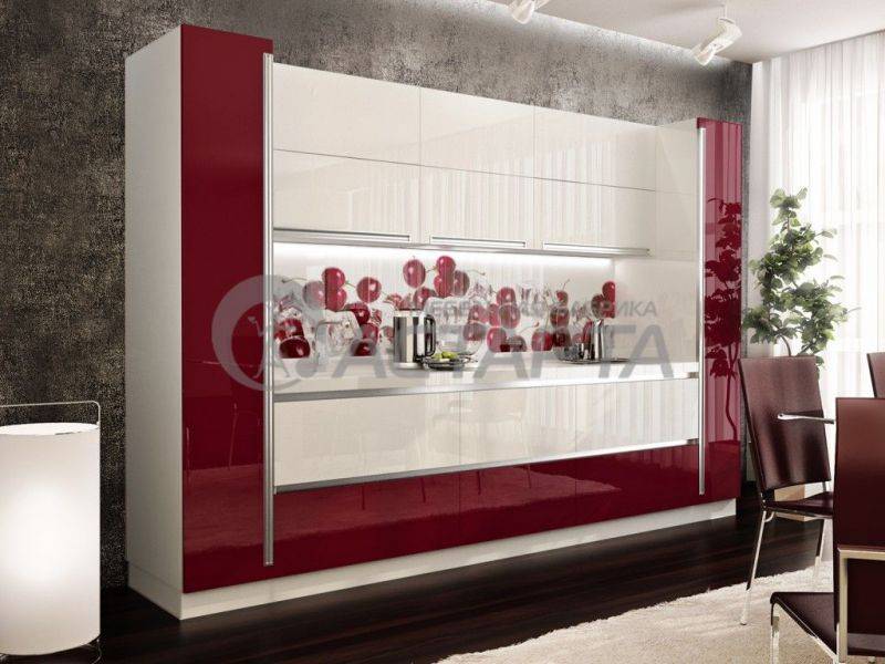 кухня прямая вишня в Нижневартовске