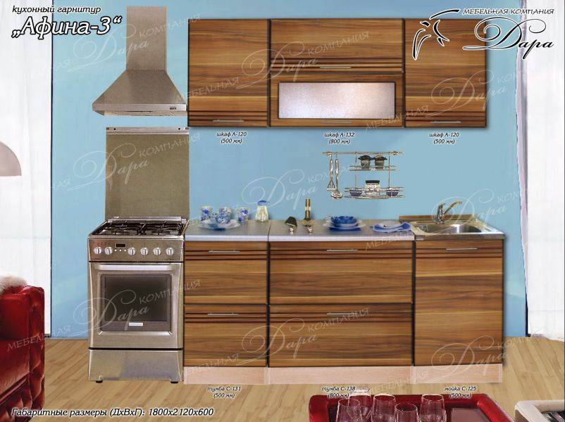 кухонный гарнитур афина-3 в Нижневартовске