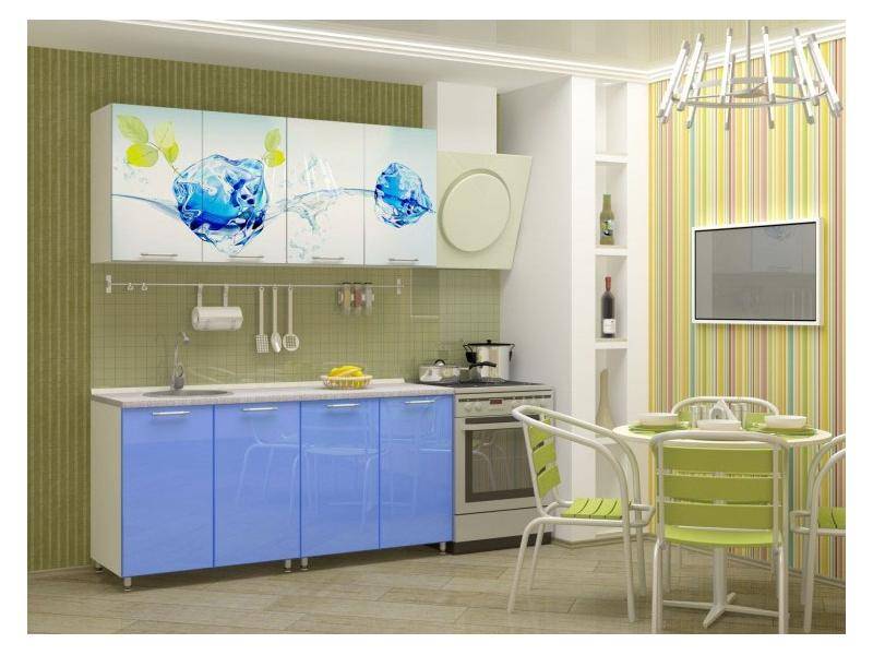 кухня с фотопечатью айс в Нижневартовске