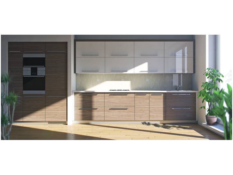 кухня прямая биелла пластик в Нижневартовске