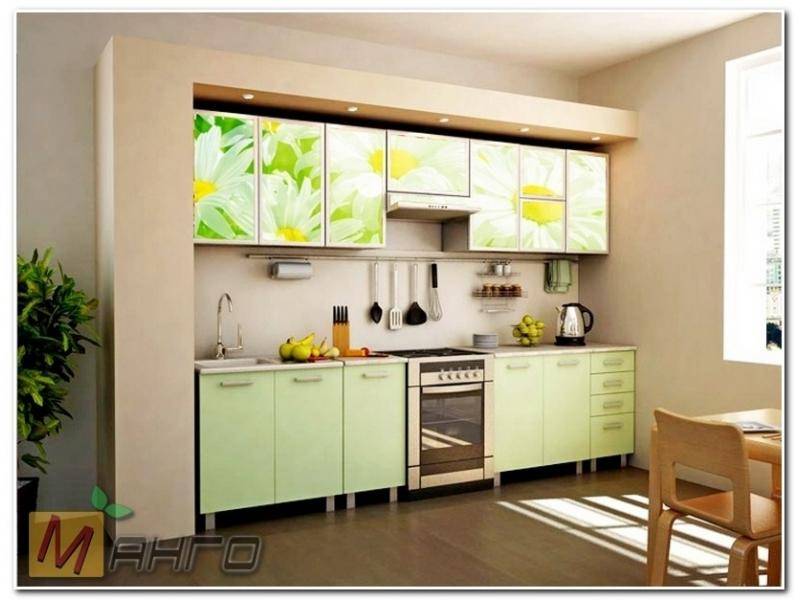 прямая кухня герда с фотопечатью в Нижневартовске