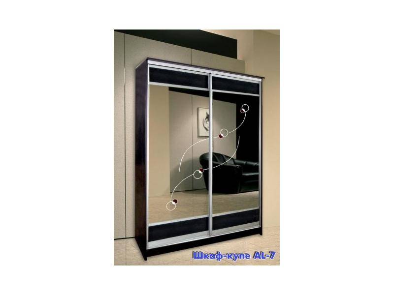 большой шкаф-купе с зеркалами al 7 в Нижневартовске