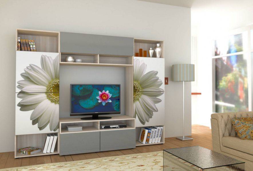 гостиная 2 с фотопечатью в Нижневартовске